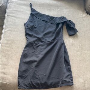 REVOLVE Chic Black One-Shoulder Dress
